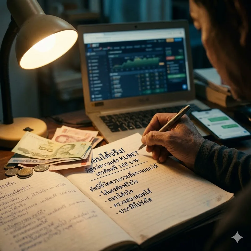 อนได้จริง! พิสูจน์ความเจ๋ง KUBET เครดิตฟรี 168 บาท ดัชนีชี้วัดความรวยที่ตรวจสอบได้